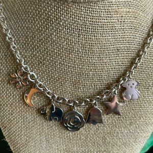 Tous Silver Sweet Dolls Necklace